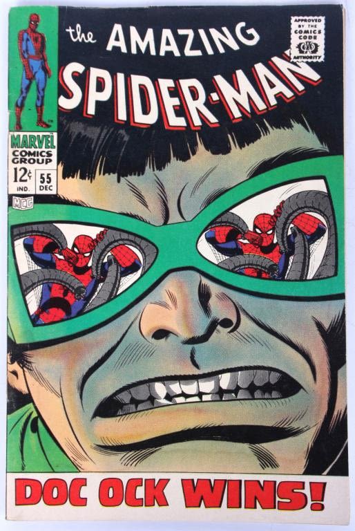 Lot 125261: AMAZING SPIDER-MAN #55 GRADE 7.5 MARVEL COMICS