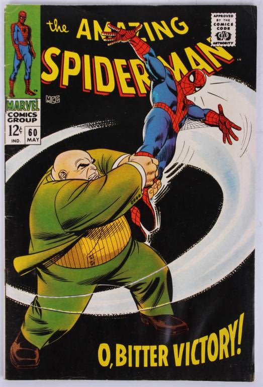 Lot 125262: AMAZING SPIDER-MAN #60 GRADED 6.5+