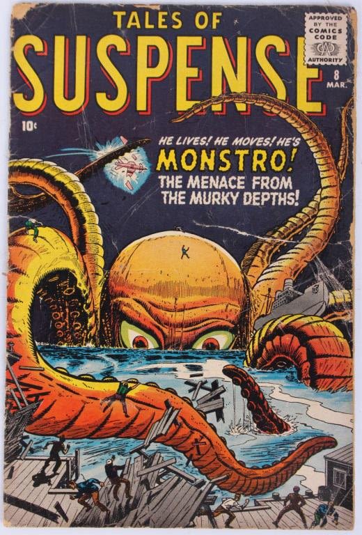 Lot 125265: TALES OF SUSPENSE #8 MAR. 1960 GOLDEN AGE VG
