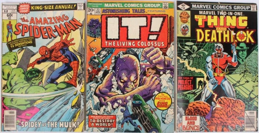 Lot 125265B: MARVEL COMICS 3 KEY ISSUES 1970`S