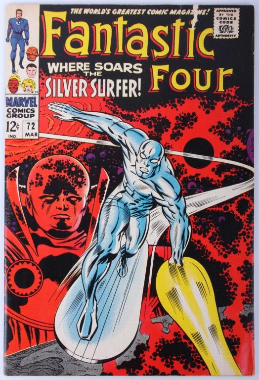 Lot 125265C: FANTASTIC FOUR #72 MARVEL COMICS GRADED 6.5