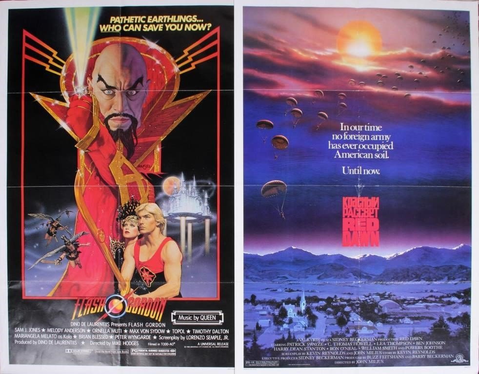 Lot 128151: RED DAWN & FLASH GORDON ORIGINAL MOVIE POSTERS - 2