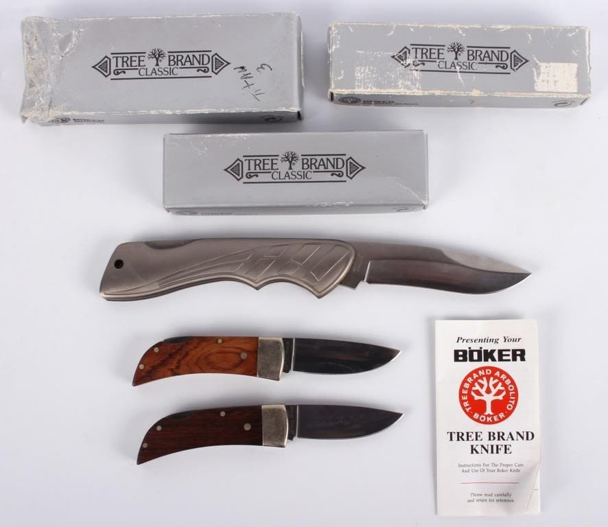 Lot 128166: BOKER TREE TITAN 3 GENTS ROSEWOOD AND OAK  - 3