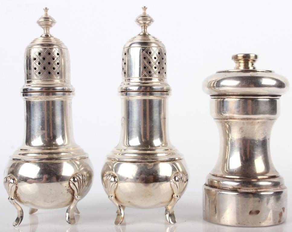 Lot 128185: CARTIER & TIFFANY STERLING SILVER TABLEWARE (3)