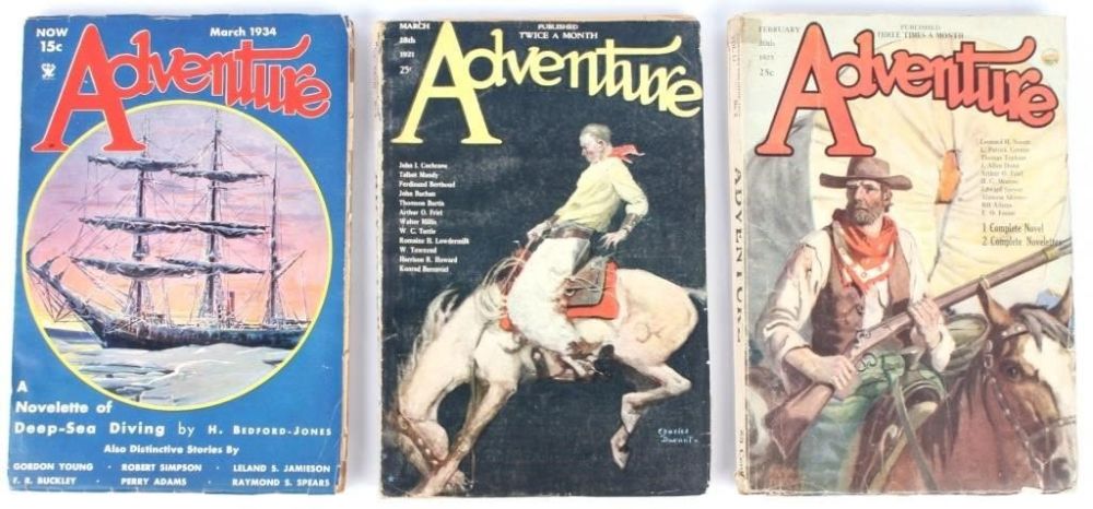 Lot 129152: 1920'S & 1930'S ADVENTURE MAGAZINES GOLDEN AGE