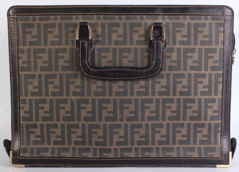 Lot 130202: GENUINE 1920'S FENDI S.A.S ATTACHE CASE -  ITALY