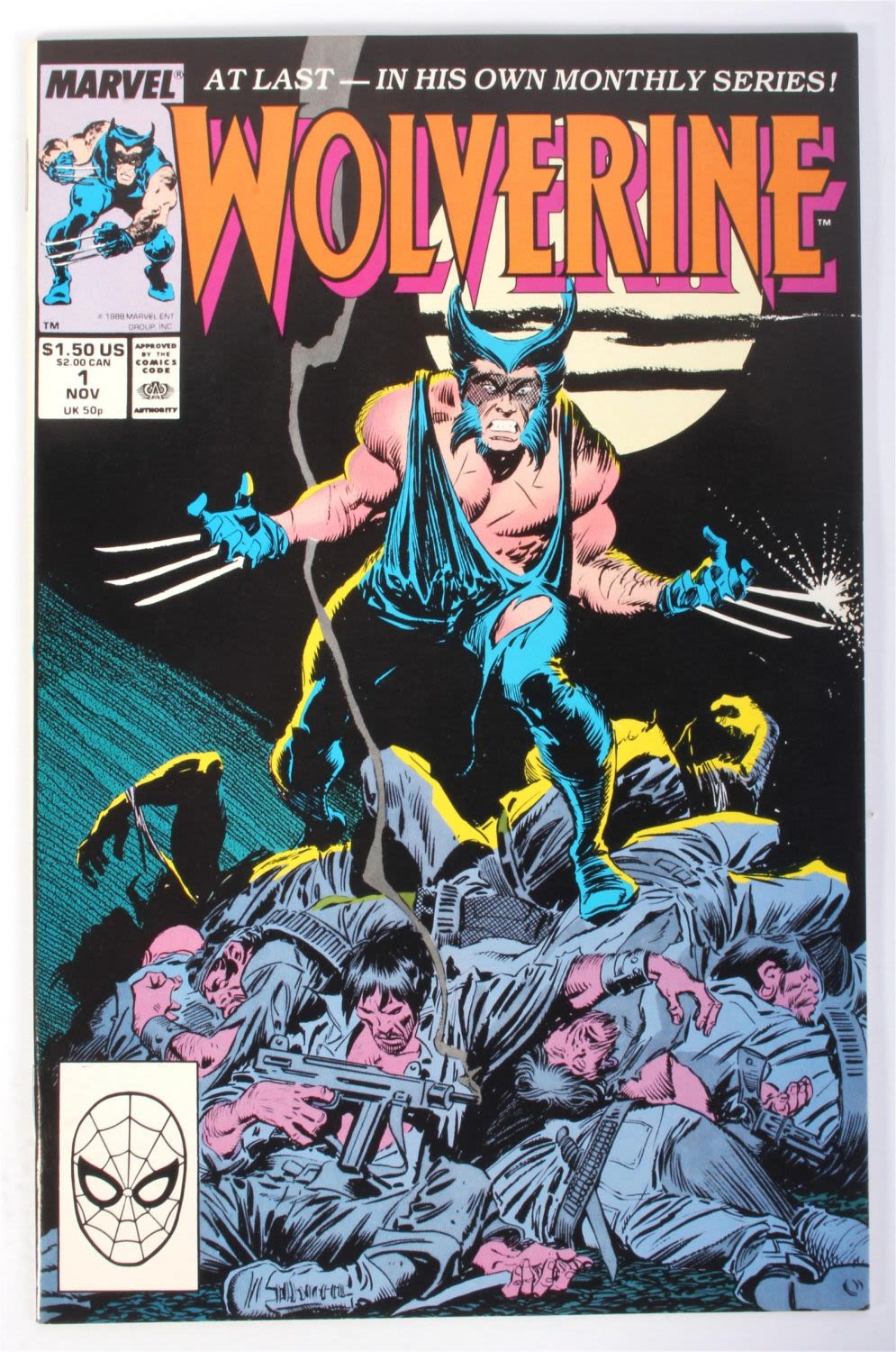 Lot 131161: WOLVERINE #1 REGULAR SERIES VF+ MARVEL COMICS