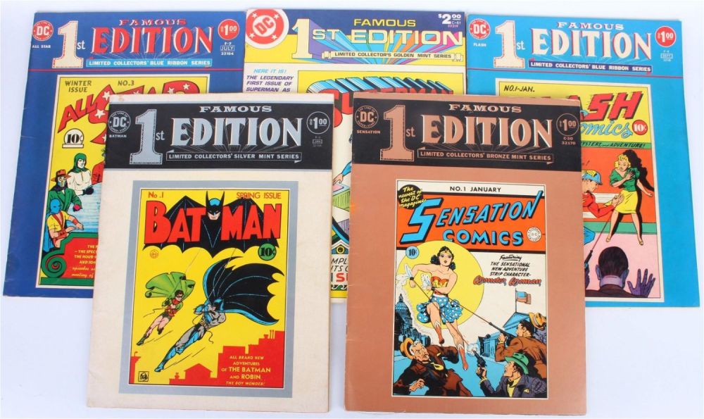 Lot 131162: FAMOUS 1ST EDITIONS 1970'S DC COMICS - LOT OF 5