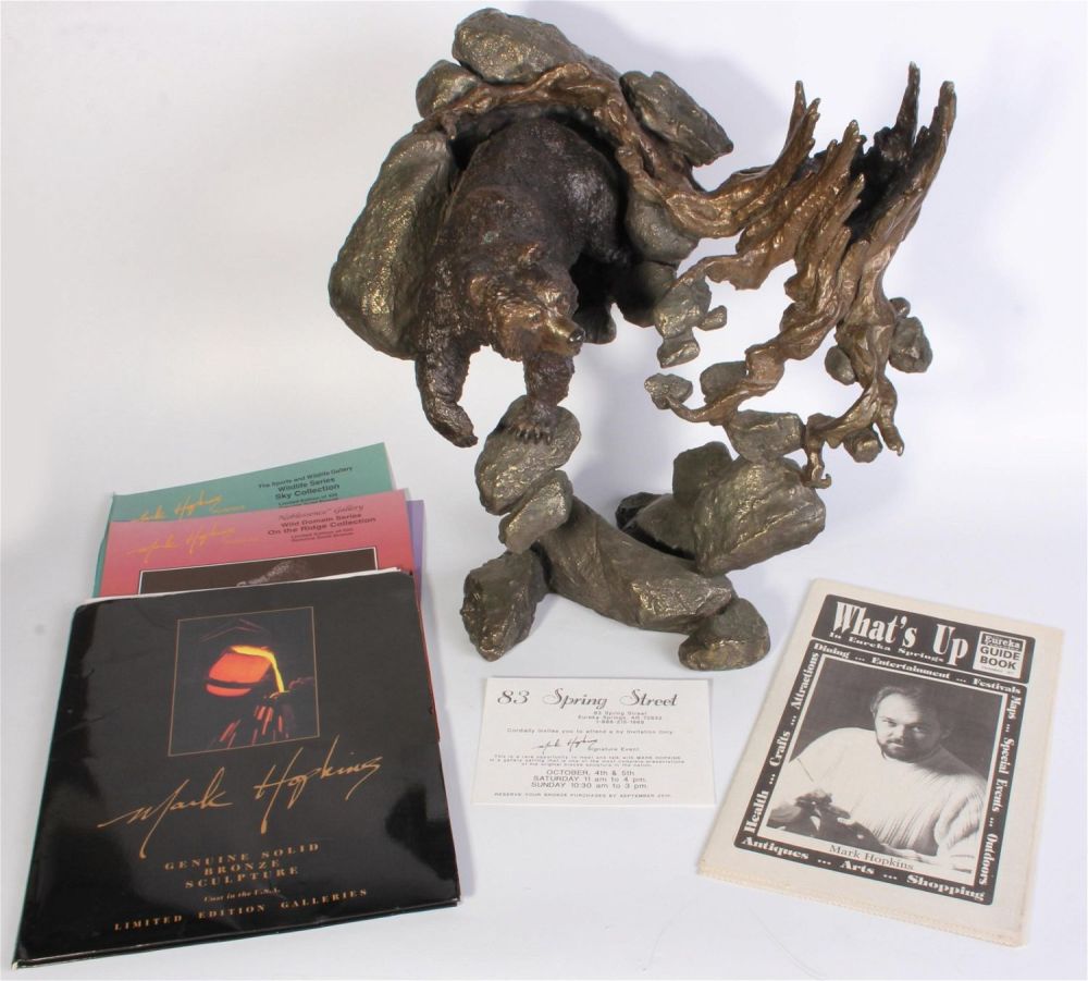 Lot 131185B: MARK HOPKINS SOLID BRONZE "AWAKE & HUNGRY" LTD 550