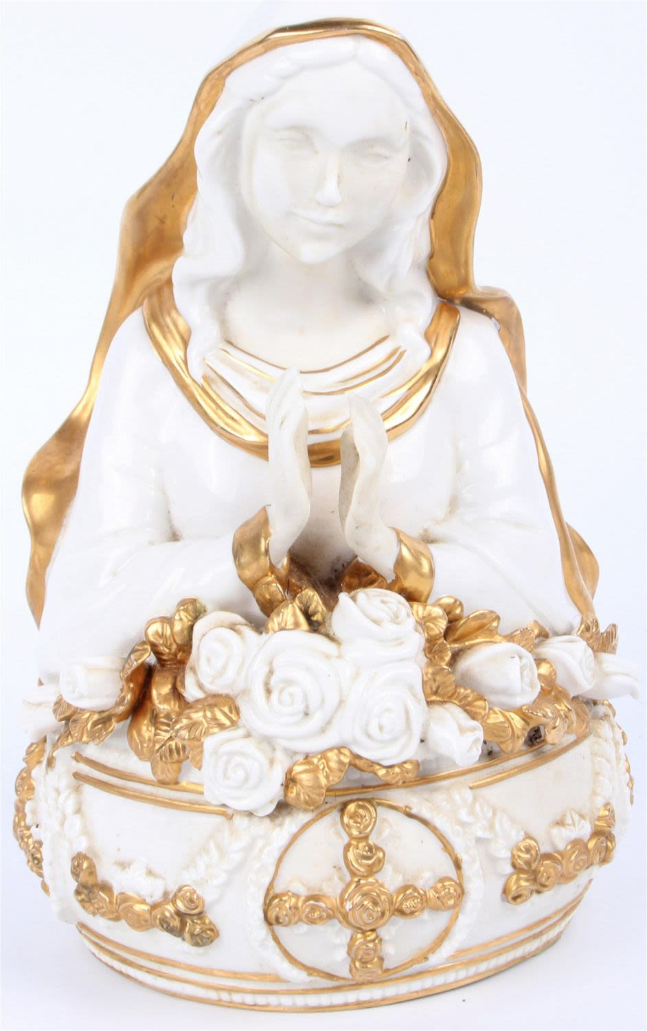 Lot 134185: FRANKLIN MINT HAND-PAINTED AVE MARIA MUSIC BOX