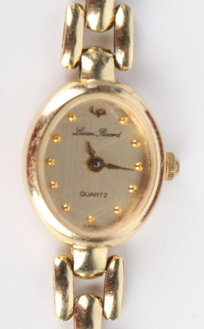 Lot 135149: 14K YELLOW GOLD LUCIEN PICARD LADIES WRISTWATCH