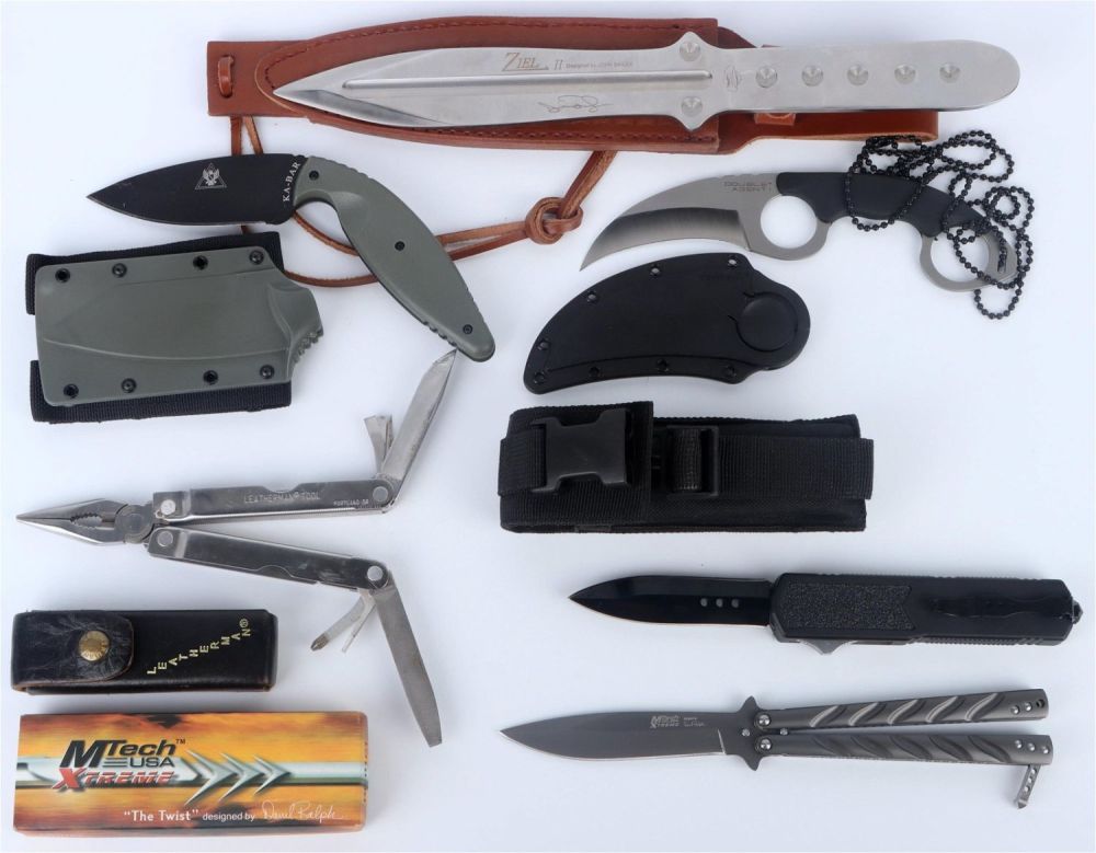 Lot 135179: VARIETY KNIVES & BLADES VARIOUS MAKERS - LOT OF 7