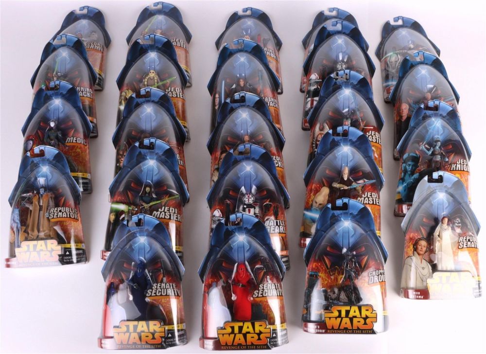 Lot 136161: HASBRO STAR WARS FIGURE SET #21-40 SEALED 2005 (