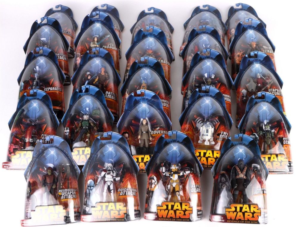 Lot 136162: HASBRO STAR WARS FIGURE SET #41 - 63 SEALED 2005