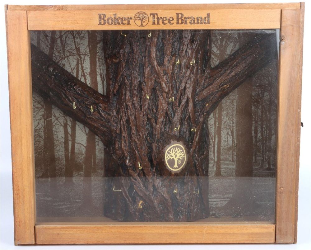 Lot 136167: VINTAGE BOKER TREE BRAND KNIFE DISPLAY CASE