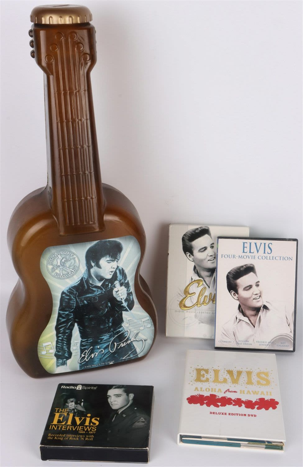 Lot 136175: ELVIS PRESLEY MEMORABILIA & DVD BOX SETS - (5)