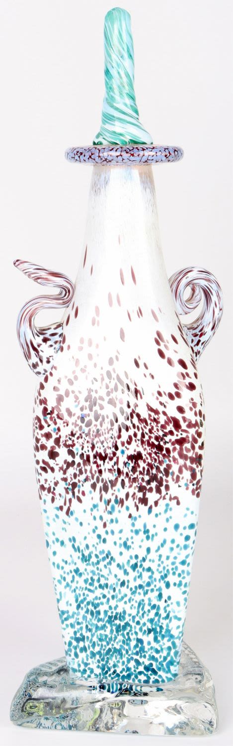 Lot 138161: RICHARD ECKERD HAND-BLOWN 1993 ABSTRACT VESSEL