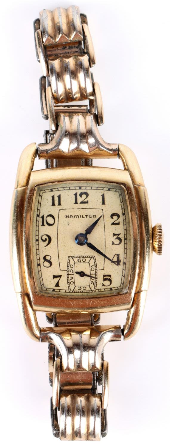 Lot 138189: VINTAGE HAMILTON 10K GOLD FILLED LADIES WRISTWATCH