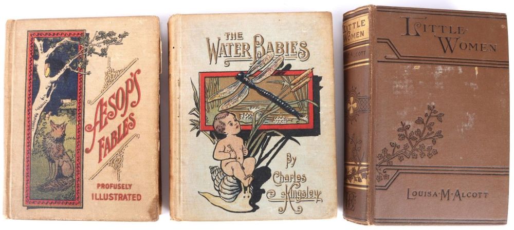 Lot 139195: ANTIQUE BOOKS - WATER BABIES, LITTLE WOMEN, ETC.