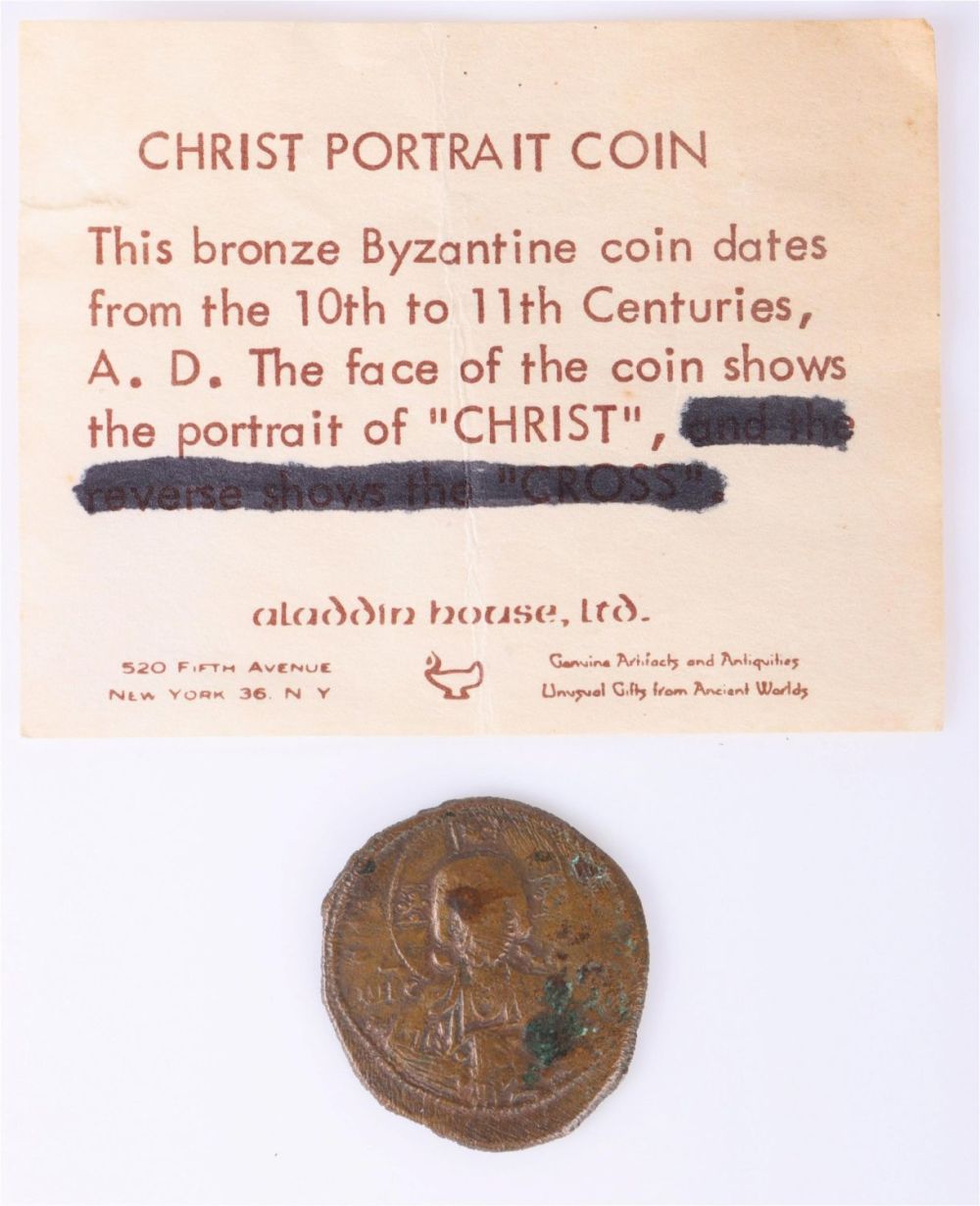 Lot 142158: FOLLIS CLASS A3 CHRIST BYZANTINE COIN 1028 AD