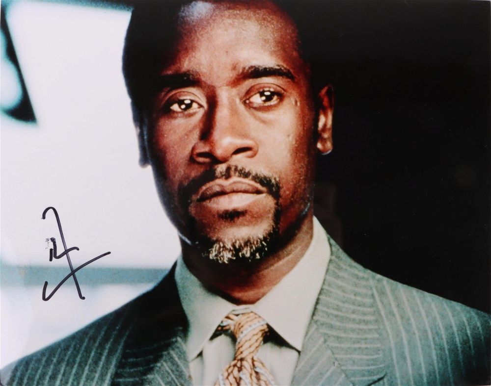 Lot 142159: DON CHEADLE AUTOGRAPHED PHOTO IRON MAN ACTOR
