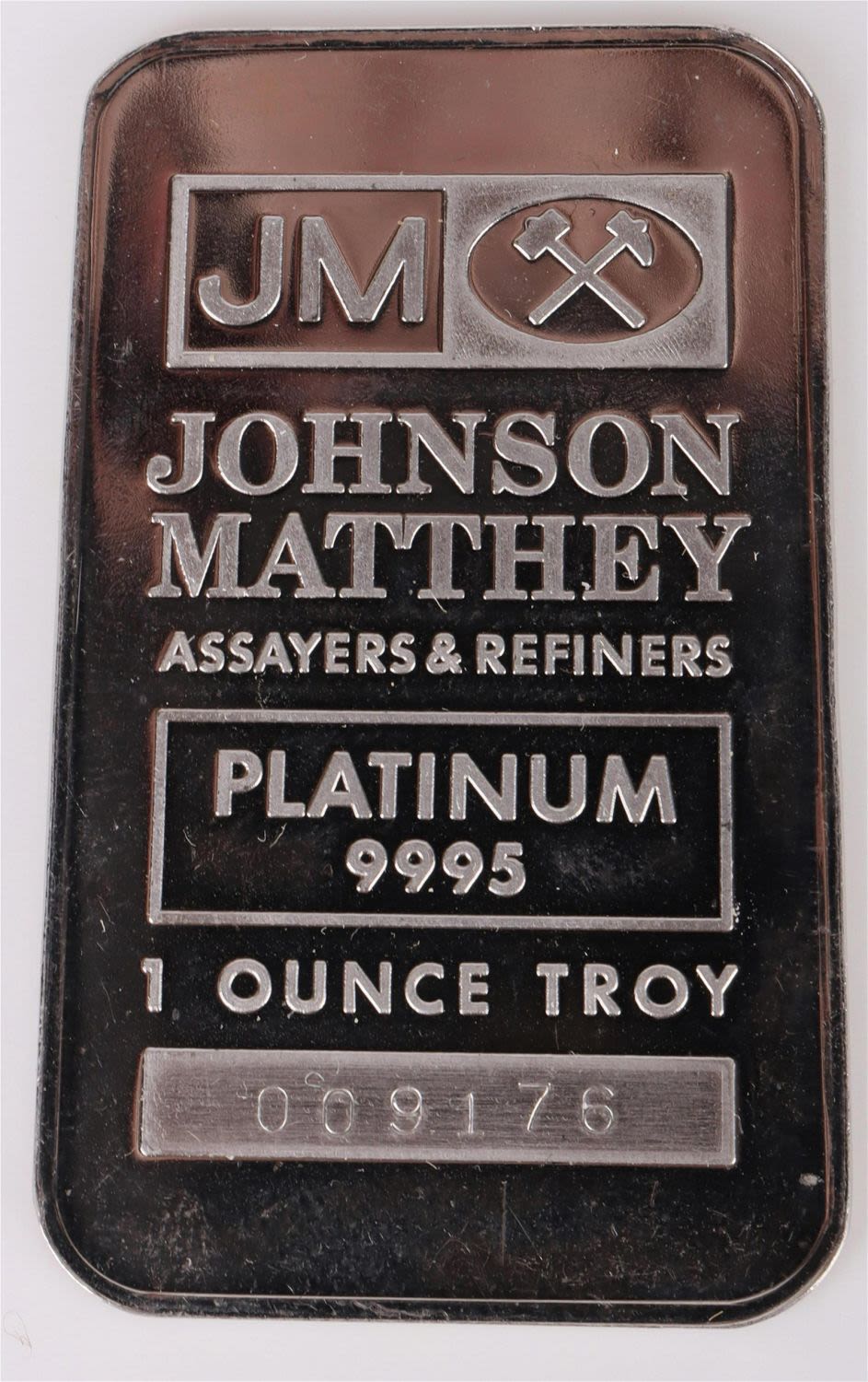 Lot 142160: 1 OZT .9995 PLATINUM MINT FINE BAR W/ COA
