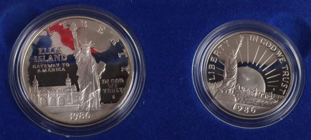 Lot 143173: 90% SILVER ASSORTED COLLECTIBLE COINS - (10)