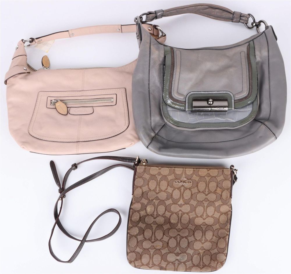 Lot 143206: COACH DESIGNER LADIES & PURSES HANDBAGS - LOT OF 3