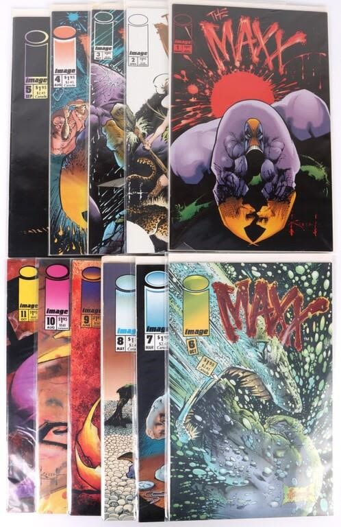 Lot 144172: THE MAXX COMIC BOOKS #1 THROUGH #11