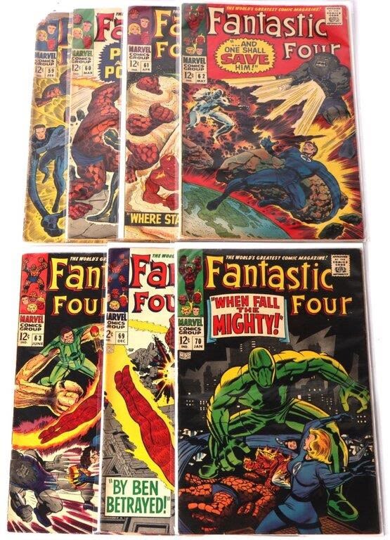 Lot 144178: FANTASTIC FOUR COLLECTIBLE COMICS - LOT OF 7