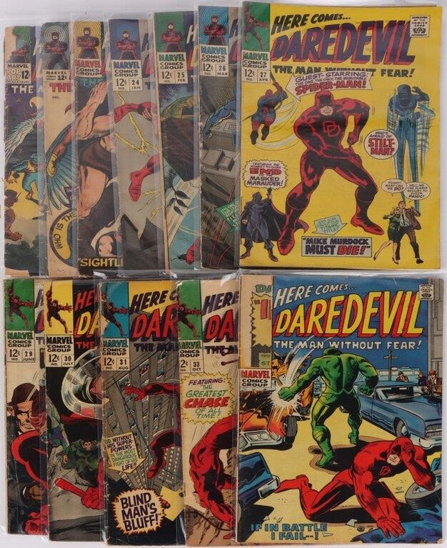 Lot 144180: DAREDEVIL COLLECTIBLE COMICS - LOT OF 12