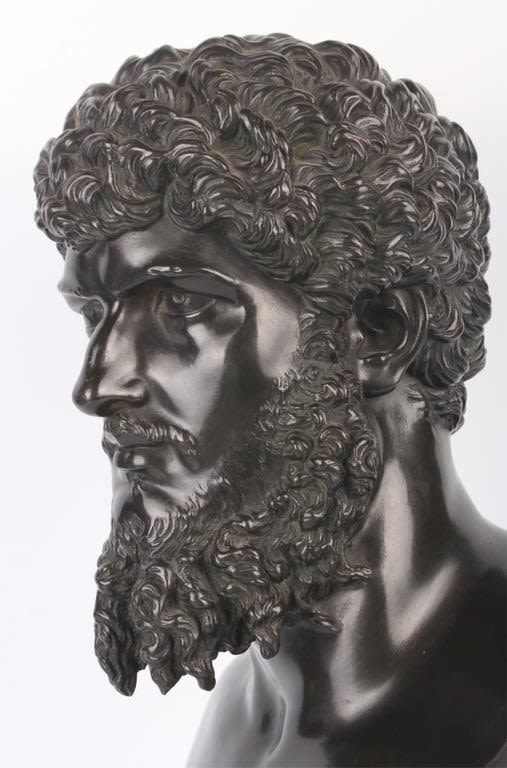 Lot 144181: LUCIUS VERUS ROMAN BRONZE BUST ROLLAND FONDEUR