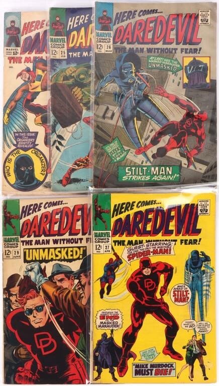 Lot 144190: DAREDEVIL COLLECTIBLE COMICS - LOT OF 5