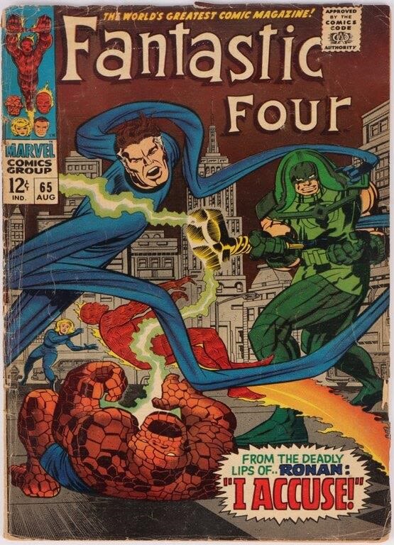 Lot 144194: FANTASTIC FOUR #65 COMIC BOOK