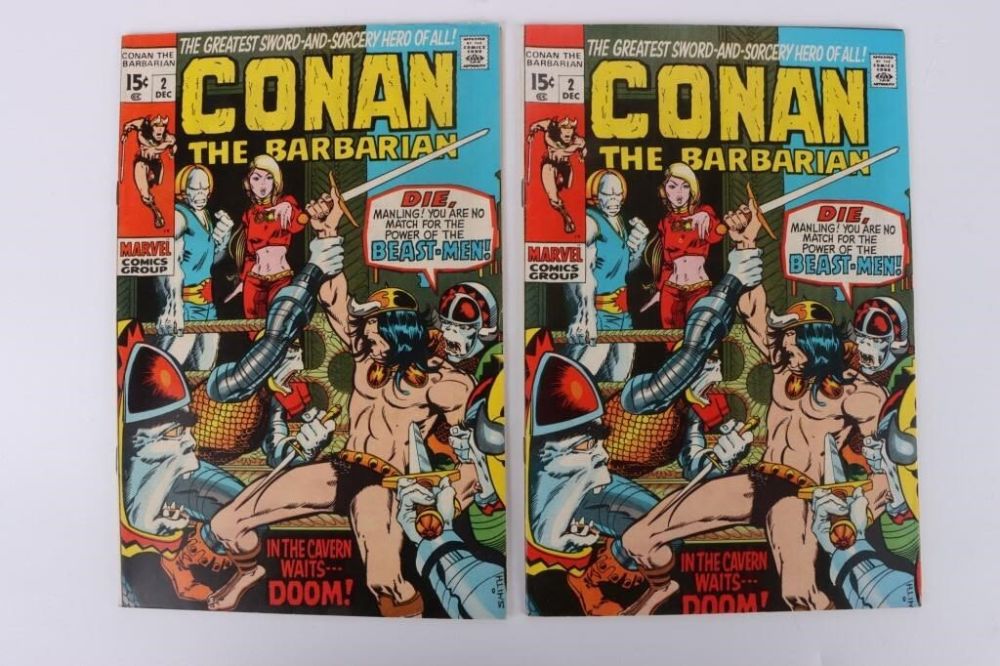 Lot 144196: CONAN THE BARBARIAN #2 COMICS - LOT OF 2
