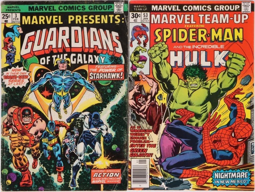 Lot 144214: MARVEL TEAM-UP #53 & MARVEL PRESENTS #3