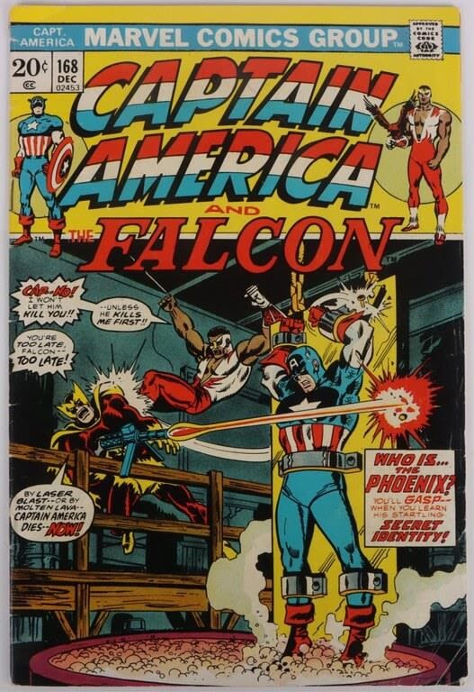 Lot 144218: CAPTAIN AMERICA & FALCON #168 COMIC BOOK