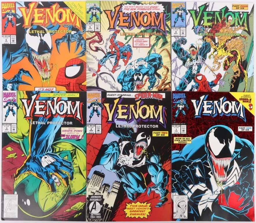 Lot 144226: VENOM LETHAL PROTECTOR #1-6 VF-NM CONDITION