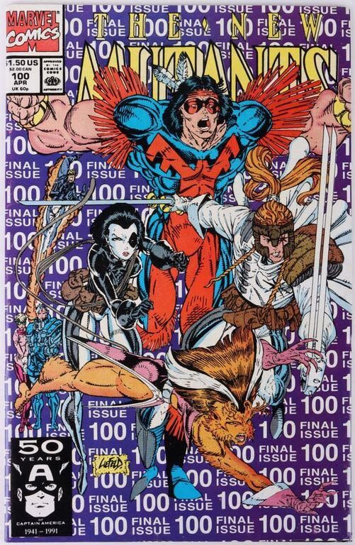 Lot 144228: THE NEW MUTANTS #100 VOL.1 1ST APP. X-FORCE TEAM