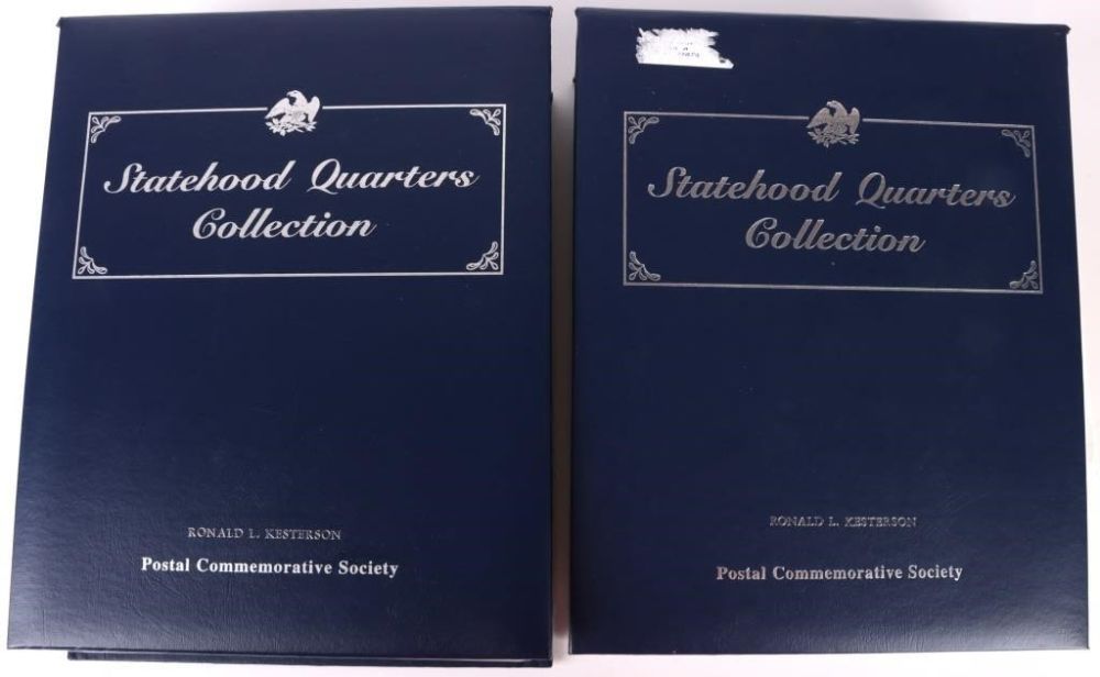 Lot 145159: STATEHOOD QUARTERS COLLECTION VOL. 1 & 2 COMPLETE