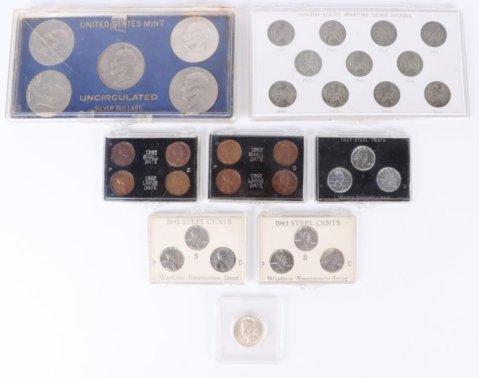 Lot 145161: US COLLECTIBLE MIXED COIN LOT - SILVER & MORE