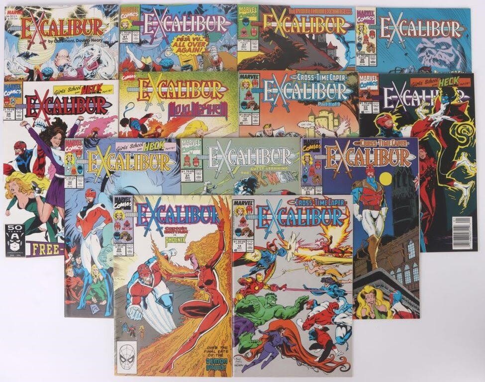 Lot 145182: EXCALIBUR COLLECTIBLE COMICS - LOT OF 13