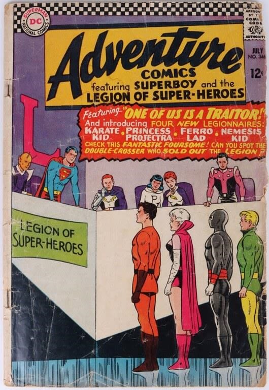Lot 145192: ADVENTURE COMICS #346 (1ST WORK BY JIM SHOOTER)