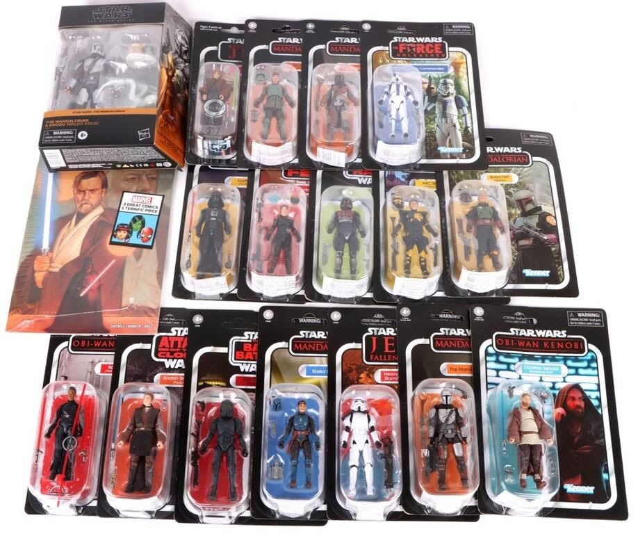 Lot 145211: STAR WARS COLLECTIBLE ACTION FIGURES & COMICS