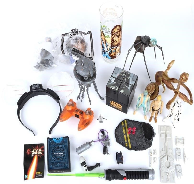 Lot 145214: VINTAGE STAR WARS COLLECTIBLE TOYS & MEMORABILIA