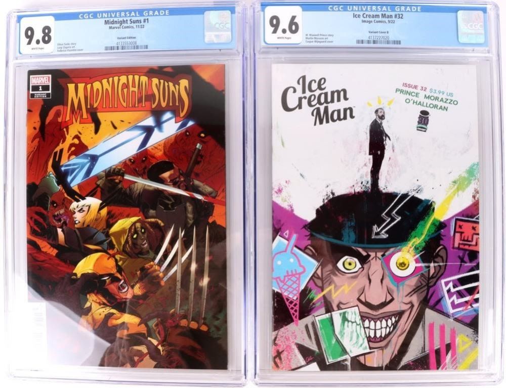 Lot 145177: MODERN NM GRADED COMIC BOOOKS -  LOT OF 2
