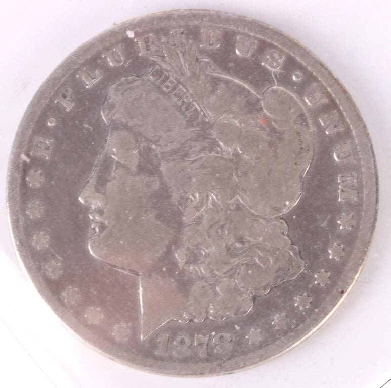 Lot 146249: 1878 CC CARSON CITY MORGAN SILVER DOLLAR - VF