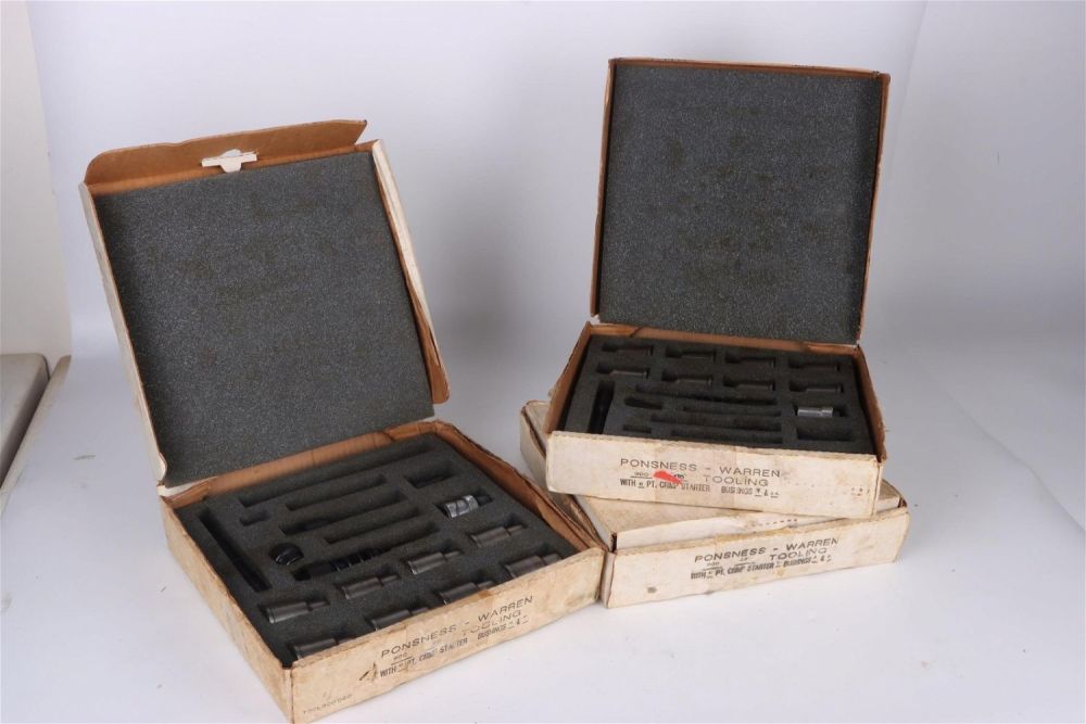Lot 148216: POSNESS/WARREN CRIMP STARTER BUSHINGS MO. 900 -(3)