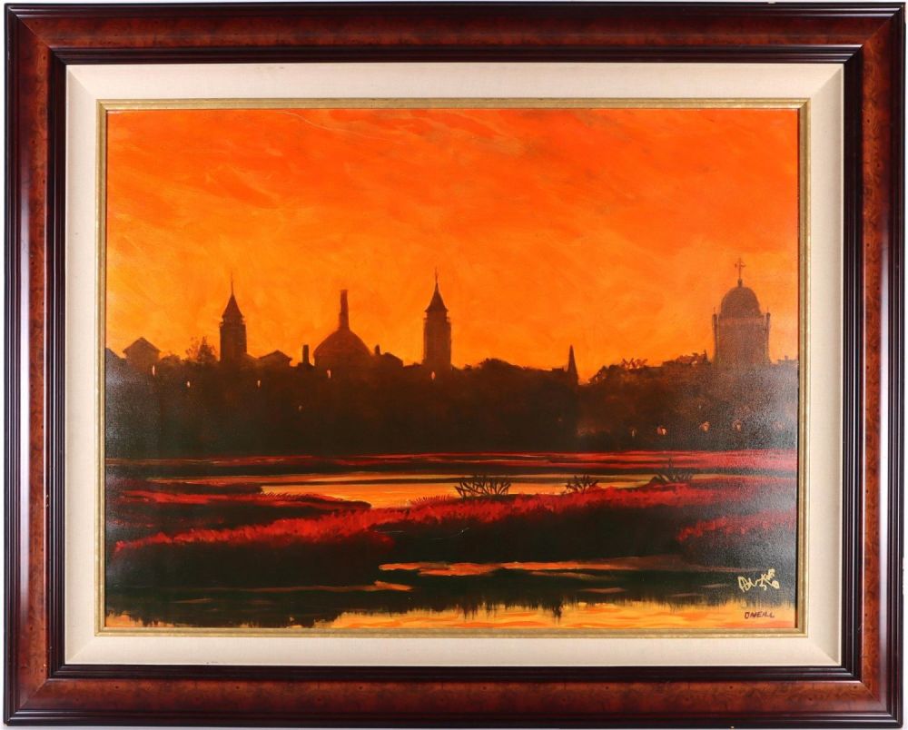 Lot 149167: ORIGINAL ONEILL 30 X 40" FRAMED CANVAS PAINTING