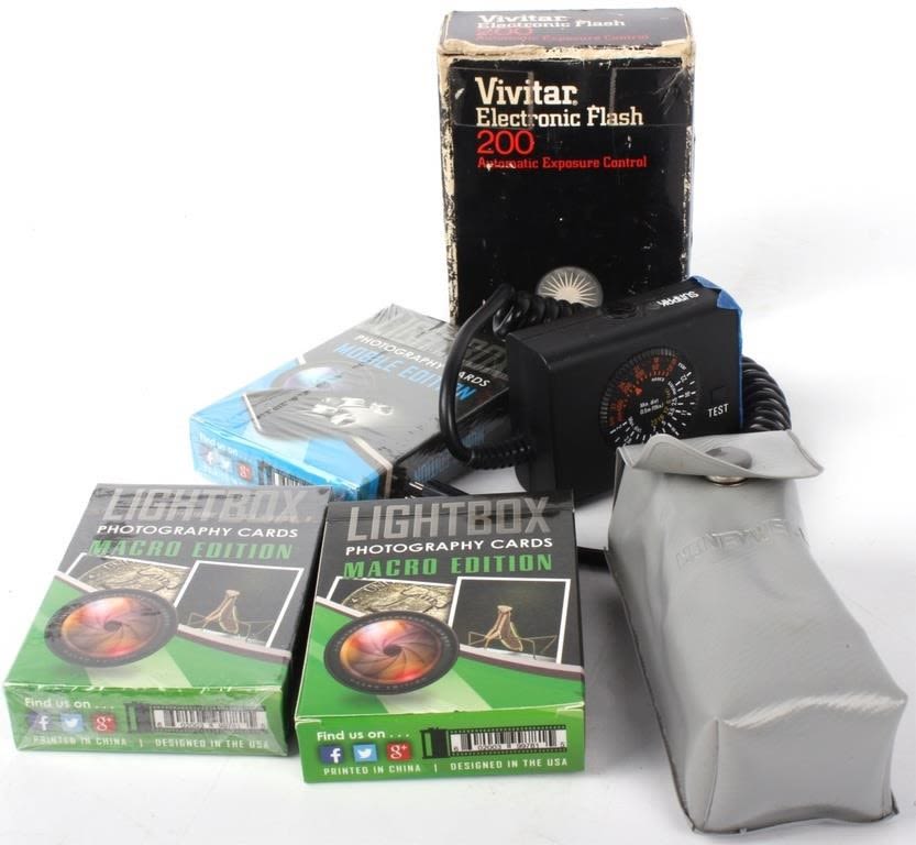Lot 152255: ASSORTED CAMERA RELATED ITEMS - LOT OF 6